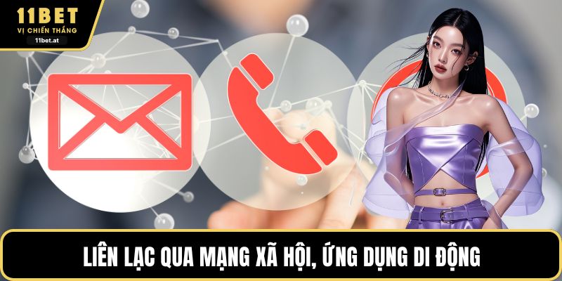 Liên lạc qua mạng xã hội, ứng dụng di động